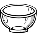 Gambar dari melihat melalui kaca mangkuk