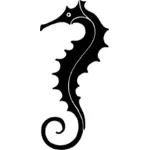 Seahorse silhouet