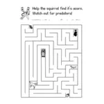 Labyrinth für Kinder-Vektor-Bild