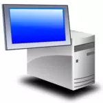 Image de vecteur l'icône serveur Terminal server