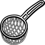 Vector image of spotty strainer
