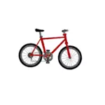 Enkla röda cykel
