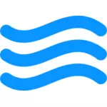 Blue water icon