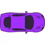 Fioletowy wyścigi samochodowe grafiki wektorowej