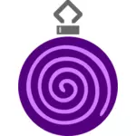 Eenvoudige violet buble