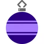 Violet kerst bal