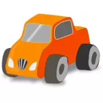 צעצוע פשוט מכונית משאית בתמונה וקטורית