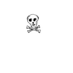 Simple skull doodle
