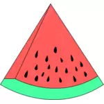 Vattenmelon frukt segment