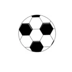 Векторная Иллюстрация футбольного мяча