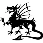 Tribal dragon icon