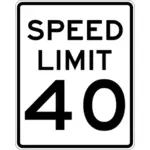 Ograniczenie prędkości 40