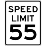 Limita de viteza de 55