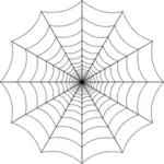 Silueta del web de araña