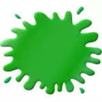 Gambar percikan hijau vektor gambar