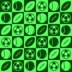 Wzór zielony sportowych