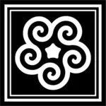 Декоративный квадрат логотип