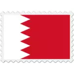 Bahrain Fahne Stempel