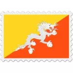 Bhutan vlag afbeelding