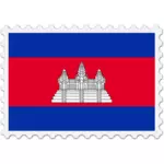 Kambodja Flaggbilden
