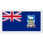 Timbre de drapeau d’îles Falkland