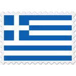 Bollo della bandierina di Grecia