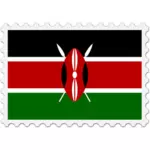 Keňa vlajka razítko