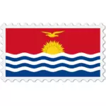 Kiribati vlag stempel