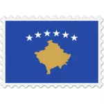 코소보 국기 스탬프