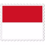 Flaga Monako obrazu