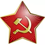 Star of Soviet soldier