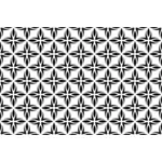 Star pattern in black and white