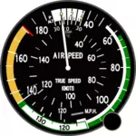 Ware airspeed indicator