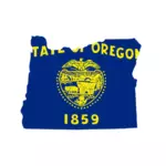 Oregon flagg