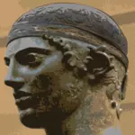 L'immagine vettoriale auriga di Delfi