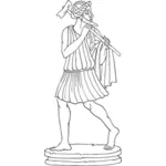 Древний воин статуя