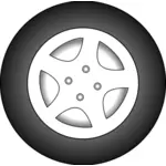 Graphiques vectoriels de roue