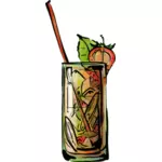 Cocktail de morango mojito