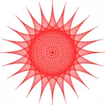 Vector miniaturi de şir de artă web Simbol