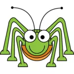 Cartoon grasshopper