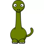 Tecknad bild av en dinosaurie