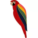 Stilisierte Papagei