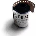 Vector illustration of 36/100 ISO film