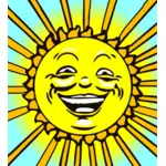 Imagem do rosto de sol