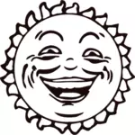 笑顔の太陽画像