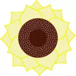 Floarea-soarelui vector miniaturi