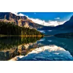 超现实的加拿大湖