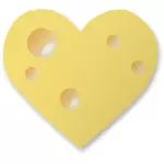 Corazón de queso suizo