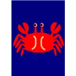 Crab semn vector miniaturi