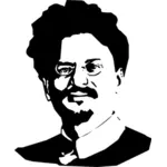 Leon Trotsky vector image